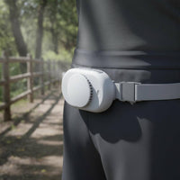 Quiet Operation Waist Belt Fan Lightweight & Compact Portable Waist Fan Strong Airflow for Outdoor Workers, Athletes, Sports, Travel, Hiking