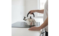 Whistling Tea Kettle Clear Whistle Stainless Steel Water Kettle Dome Shaped Boiling Pot Multi-Cooktop Compatible Kitchenware