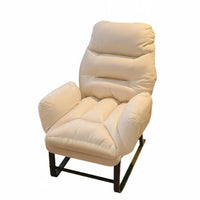 Lay Flat Function Foldable resting Recliner Adjustable Backrest Lounge Chair Multi-Purpose Indoor Furniture Ergonomic Design for Office Workers, Students, Homeowners, Living Room, Bedroom, Balcony