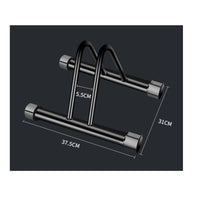 Adjustable Freestanding Bike Stand Sturdy Two-Wheeler Parking Stand Compact Two-Wheeler Floor Parking Rack Portable for Commuters