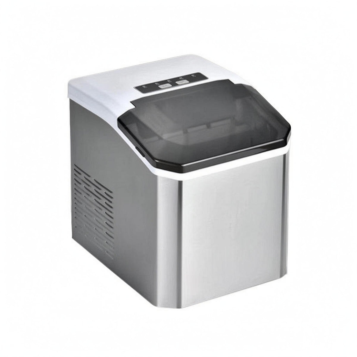 Compact Countertop Ice Machine with Removable Basket Automatic Ice Machine Modern Small Appliance for Home, Kitchen, Office