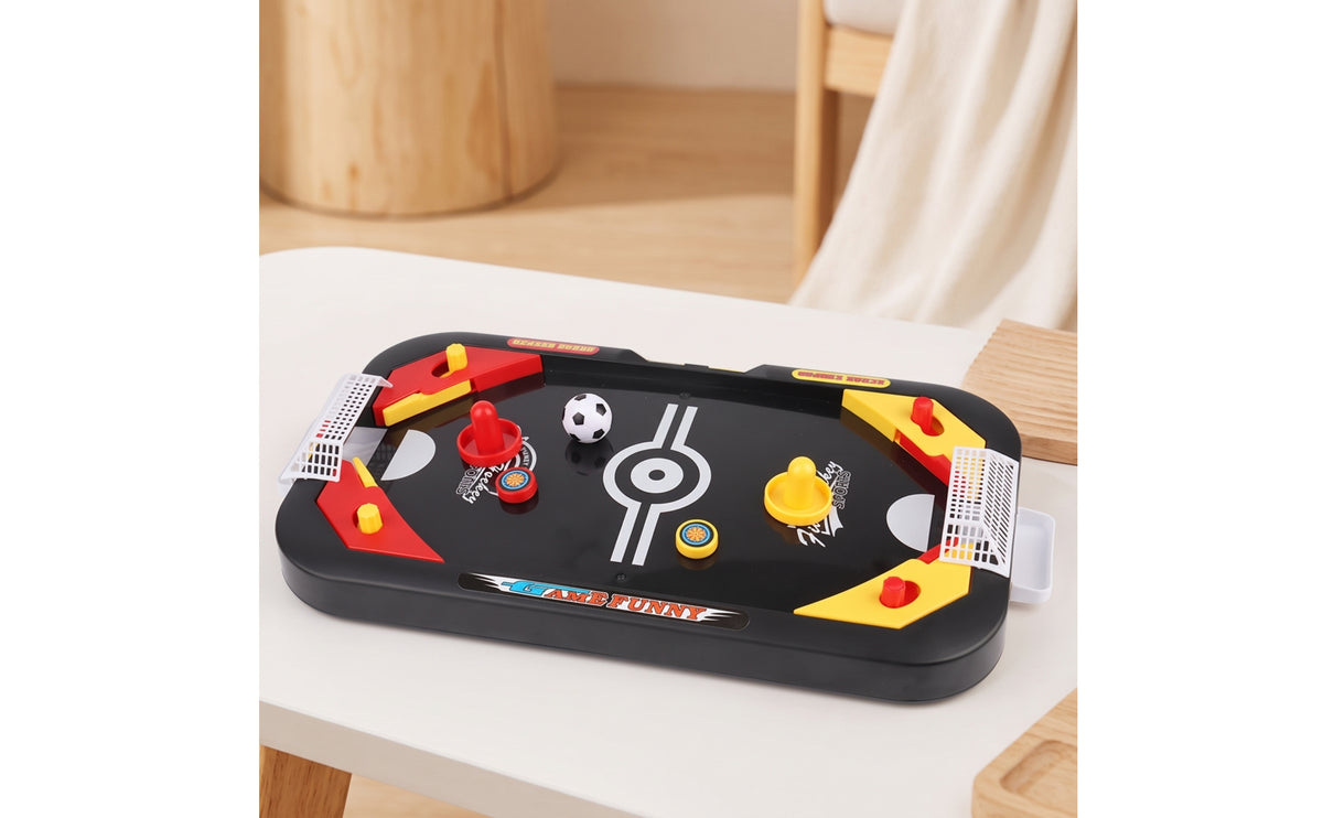 Interactive Tabletop Soccer Game Competitive Tabletop Hockey Game Fast-Paced Toy Compact for Children, Families, Indoor Play