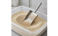 Sifting Scoop Long Handle Sifter Rust-Resistant for Reptile Terrarium