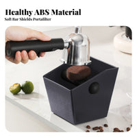 Espresso Puck Box Removable Espresso Bar Espresso Grounds Container Non-Slip Espresso Grounds Bin for Home Baristas, Kitchen Countertop