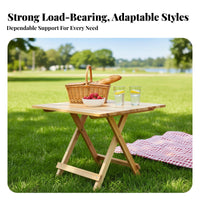 Foldable Design Bi-Fold Utility Table Space-Saving Trestle-Leg Camp Desk No Assembly Required Portable Furniture Sturdy Frame for Street Vendors, Students, Outdoors, Market Stall, Outdoor, Indoor
