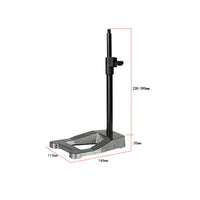 3 Kg Load Capacity Desktop Mic Stand All Metal Weighted Mic Stand Heavy Duty Desktop Mic Mount Stable for Recording Artists, Podcasters, Streamers, Podcast, Live Broadcasting