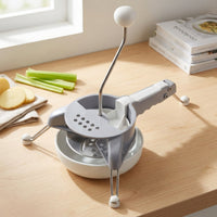 Countertop Rotary Vegetable Cutter Detachable Manual Kitchen Cutter Sturdy Premium for Salad Preparation