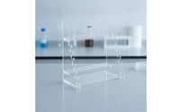 Pipette Rack Transparent Acrylic Pipette Stand Open-Frame Holder for Technicians, Students, Scientific Facility, Classroom