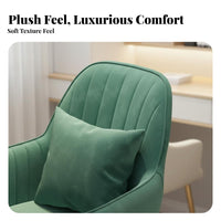 Ergonomic spinerest blossom spine rotating Chair Adjustable Height Vanity Stool effortless Rolling casters Seating Furniture Soft Upholstery for Students, Home Workers, Adults, Study Room, Bedroom, Makeup Station