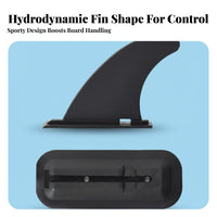 Detachable Stand-up Paddleboard Fin Improves Tracking Insert-in Surfboard Fin No Tools Needed Enhanced Stability