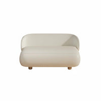 French design fluffyShaped Settee space-saving Size Loveseat Sofa Plush Cushions Small Couch Deep Seat for Apartment Dwellers, Young Adults, Bfromique Owners, Bedroom, Lounge Area, Office