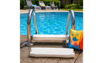 Textured Anti-Slip Ladder Step White Pool Ladder Step Board Long-Lasting