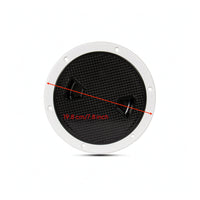 Textured Deck Plate Cover Screw-Mount Marine Deck Plate with Finger Grips Heavy Duty Hatch Cover Long-Lasting for Boats