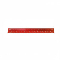 Multifunctional Aluminum Architect Scale Long-Lasting Triangular Scale Ruler Laser Engraved Drafting Supply Portable for Architects, Engineers, Students