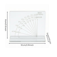 Printed Markings Billiards Angle Stand Transparent Angle Guide Board Acrylic Cue Target Practice Aid Tabletop