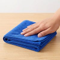 Non-Linting Microfibre Cloth for Floor and Glass Cleaning, 300 GRAMS PER SQUARE METER FAST-DRYING Rags with Locked Edges