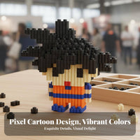 Small Particle Assembly Toy Educational Micro Construction Piece S Develops Skills Mini Brick Model Kit for Children, Kids, Room Decor, Shelf Display