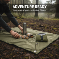 Portable Waterproof Picnic Blanket Mat for Outdoor Camping Beach