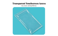 20 Waterproof Phone Bag Self-Sealing Waterproof Mobile Protector Oil-Resistant Mobile Accessory for Delivery Drivers, Smartphone Users, Rainy Days
