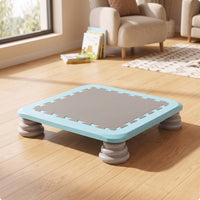 Square Trampoline Compact Kids Trampoline Sturdy Toy for Apartment, Daycare