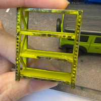 1/64 Garage Shelf Highly Detailed Repair Shop Display Shelf Resin Material Auto Repair Workshop Display