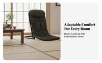 Foldable Design Adjustable Floor Lounger Multi-Position Adjustable Padded Lounger spine spinerest Lazy Sofa Space-Saving for Teenagers, Young Adults, Dorm Room, Bay opening, Lounging, Bedroom