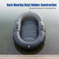 Inflatable Kayak, Thickened PVC Dinghy, Dual Chamber, Fishing Boat, Water Activities