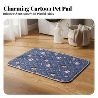 Reusable Dog Potty Pad Leak-Resistant Washable Puppy Training Pad Leakproof Absorbent Pet Training Mat for Dogs, Young Dogs, Crate, Travel