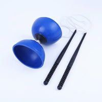 Double-Headed Diabolo Drop-Resistant Diabolo with Handsticks Fitness and Leisure Chinese Juggle Wheel for Beginners