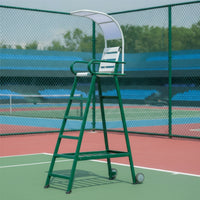 Tennis Umpire Chair with Canopy Weatherproof Tennis Umpire Chair Long-Lasting Heavy-Duty for Competition Courts