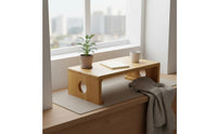Multi-Use Solid Wood Tatami Table Stable Legs Tatami Tea Table Scratch Resistant House Furnishing Rounded Corners