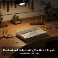 Watch Parts Drying Tray Mesh Bottom Compartment Parts Tray Repair Screw Holder Lightweight Component Washing Basket for Jewelers
