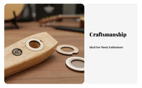 Replaceable Membrane Kazoo Musical Instrument Easy to Play Wooden Kazoo Lightweight & Portable for Beginners, Musicians, Performance, Party