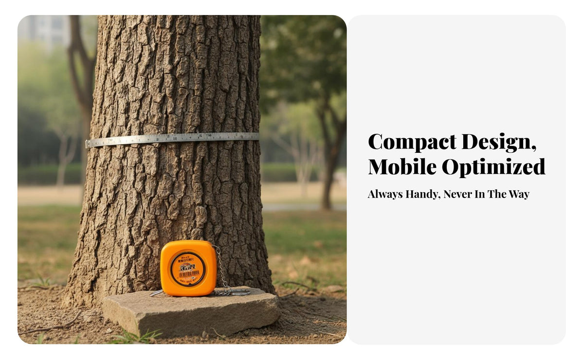 Diameter Tape Measure Double Scale Tree Diameter Tape Flexible Easy to Read for Professionals, Gardening, Carpentry