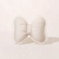 Car Cushion Beige Bow-Shaped Cushion Soft for Drivers, Commuters