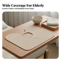 Waterproof Elderly Bib Oil-Proof Waterproof Eating Bib Easy to Clean for Adults