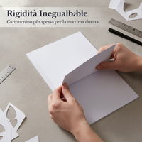 White Cardstock Paper for Drawing, Painting, and Crafts - A3, A4, 2K, 4K, 8K Sizes