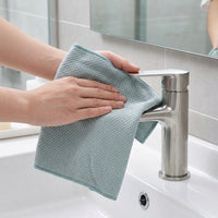 Fish Scale Microfibre Cloth, 30x40cm Microfibre Cleaning Cloths, Reusable Glass and Car Window Polishing