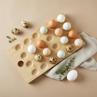 Wooden Egg Rack Material Wooden Egg Tray Kitchen Storage for Refrigerator