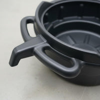 Oil Drain Pan Thickened Design Waste Oil Collection Basin Large Capacity Low Profile Fluid Receptacle Pan for Mechanics, Auto Repair Shop