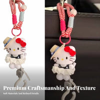 Soft Doll Car Hook Great Gift Cute Cat Vehicle Bag Holder Portable Purse Hanger for Drivers, Parents, Commuting, Daily Commute, Road Trips