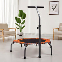 Hexagonal Trampoline bar Sturdy Trampoline Adjustable Handle Compact Rebounder Bar for Apartment