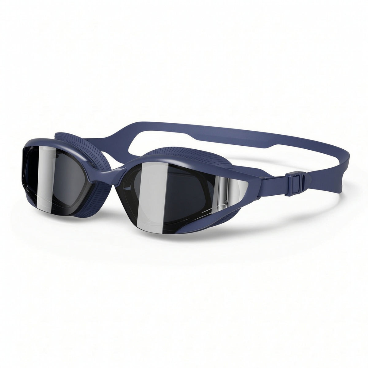 Streamlined Swim Goggles with Adjustable Strap Anti-Fog Swim Goggles with Mirrored Lens Leakproof Eyewear Comfort for Athletes