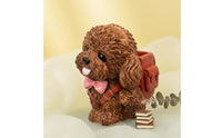 Cuddly Animal Figure Eyeglass Holder Textured Desktop Eyeglass Holder Pink Ribbon Accessory