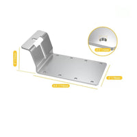 6 Pieces T-Shaped Mounting Bracket Easy Installation T-Post Mount Bracket Strong