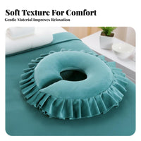 C-Shaped D Face Cradle Removable and Washable Face down Pillow Easy to Clean Prone Sleeping Pillow for Prone Sleeper S, Office Workers, Bedroom, Home