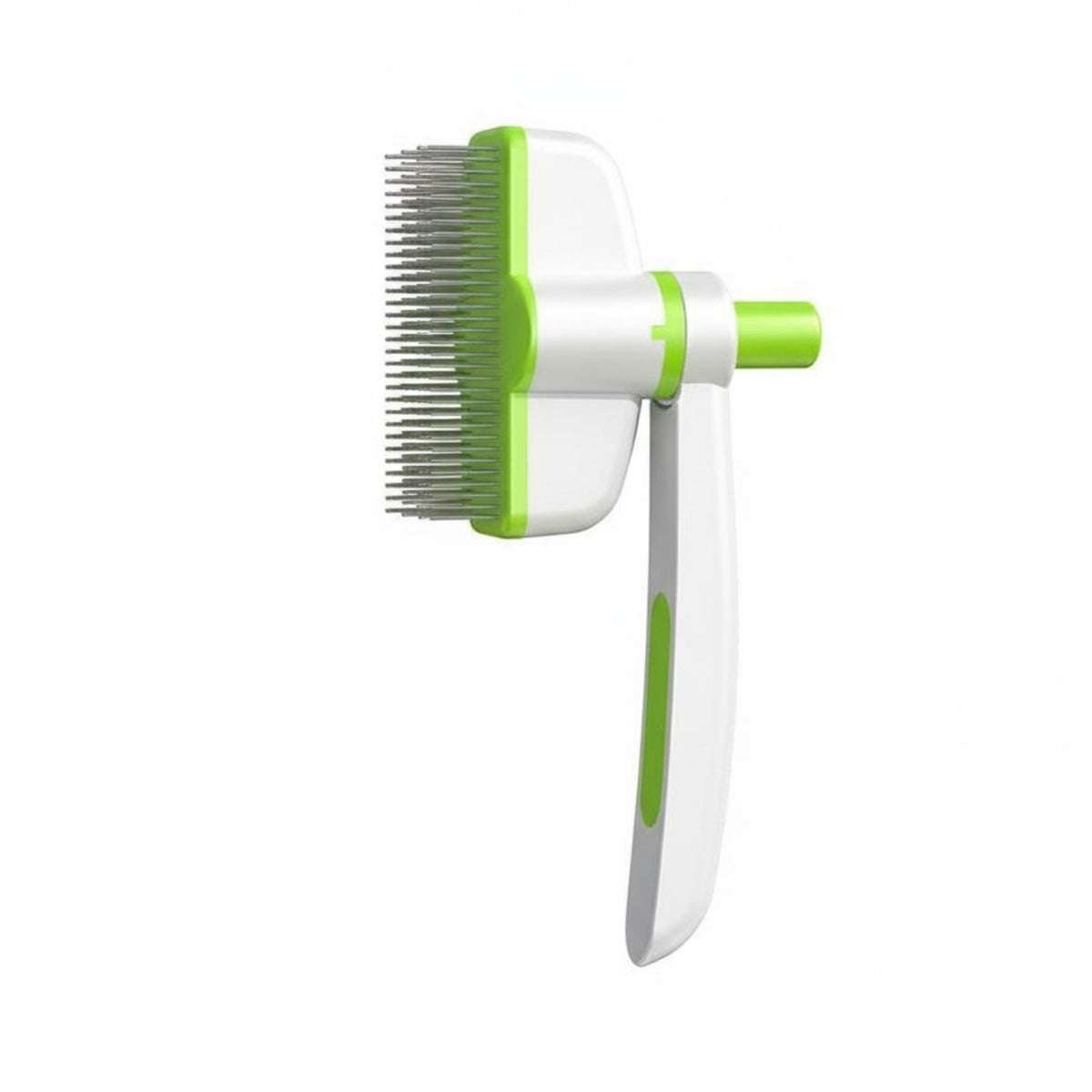 Push Button Release Self-Cleaning Pet Brush High-Density Rotating Head Cat Comb Skin-Friendly Pins for Cats, Dogs, Home, Indoor
