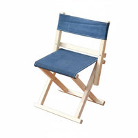 Foldable Design Wooden Frame Canvas Chair With Backrest Portable Seating Lightweight Outdoor Furniture Heavy Duty for Picnickers, Beach-Goers, Barbecue, Backyard, Picnic, Hiking