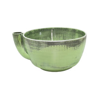 3D-Printed Style Drain Bowl with Spout Glossy Rinsing Bowl with Drainer Compact Kitchen Tool Easy to Clean for Home Cooks, Fruit Washing, Food Prep