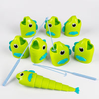 Tabletop Fishing Game Interactive Fishing Game Toy Juguete De Pescar Peces Colorful Juego Smooth for Children, Playroom, Parties